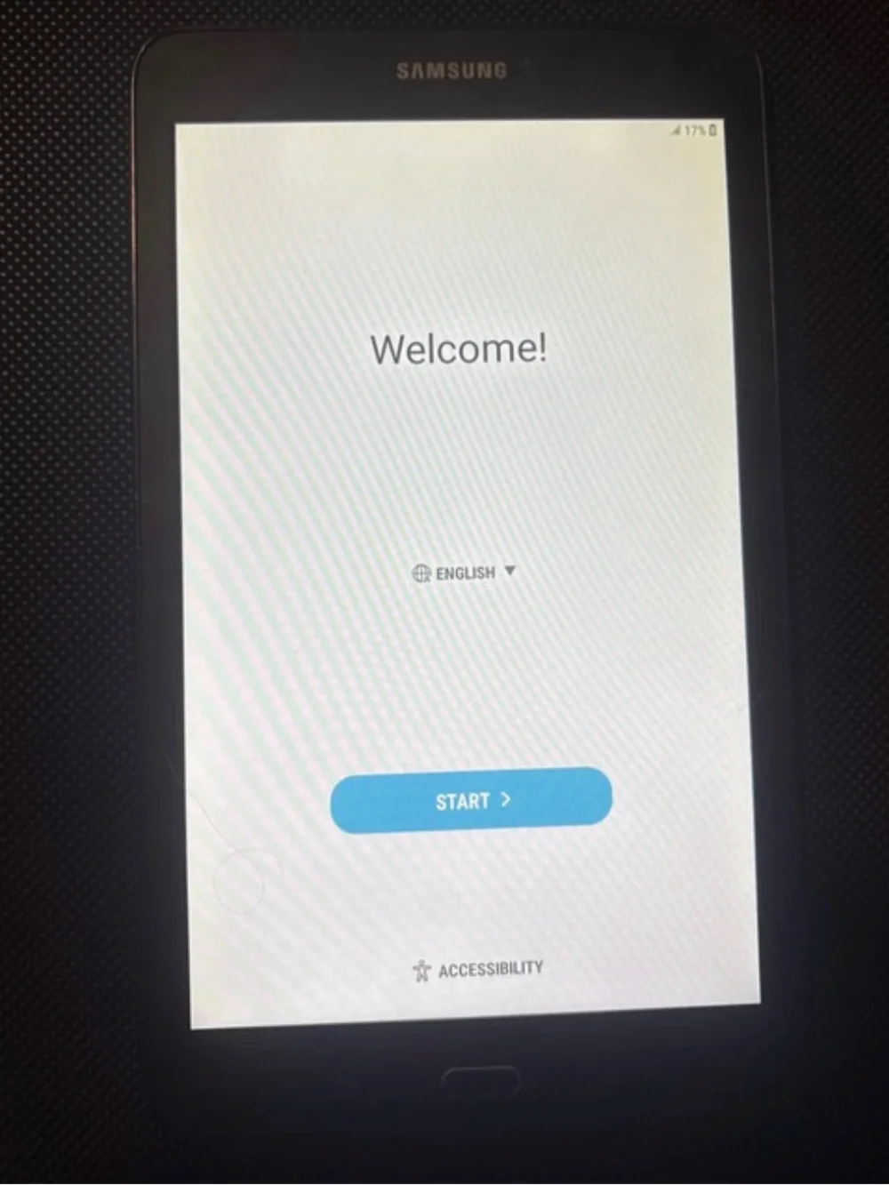 Samsung Tablet in black